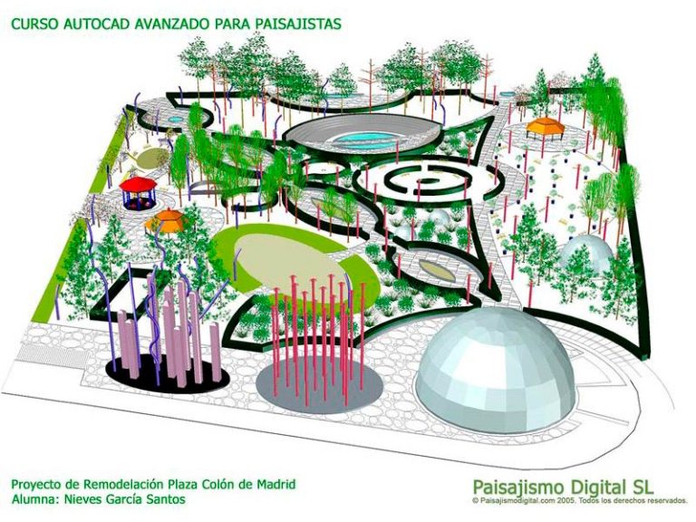 Curso AutoCAD Avanzado Para Paisajistas Paisajismo Digital