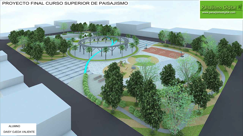 CURSO SUPERIOR DE PAISAJISMO: Proyecto Final realizado por la alumna Daysi Ojeda