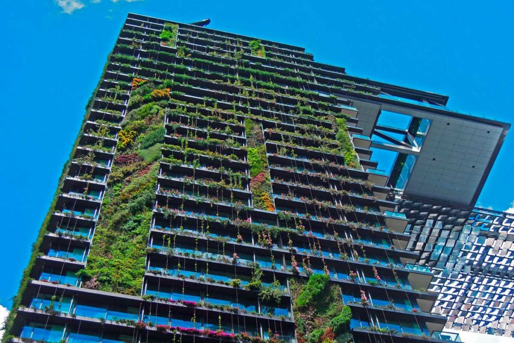 Los jardines verticales más impresionantes del mundo (Jardín vertical del One central park en Sídney)