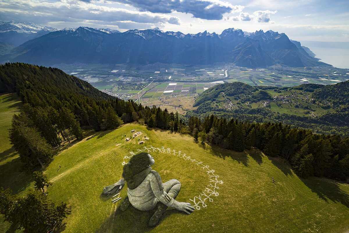 land art de Saype