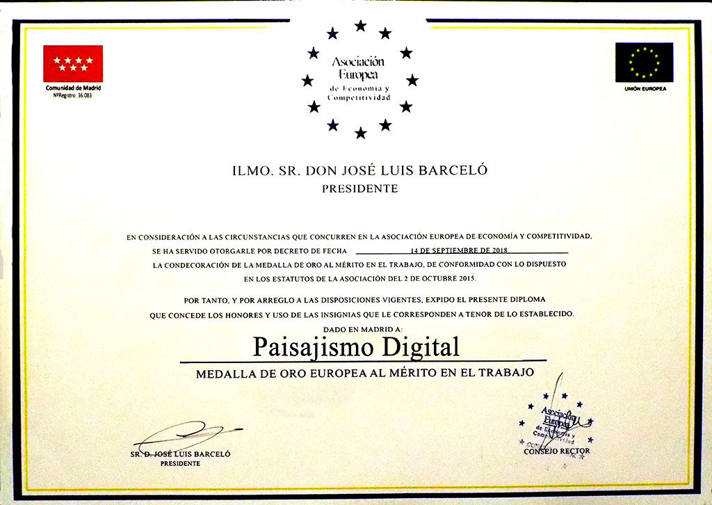 Medalla de Oro Europea al Mérito en el Trabajo