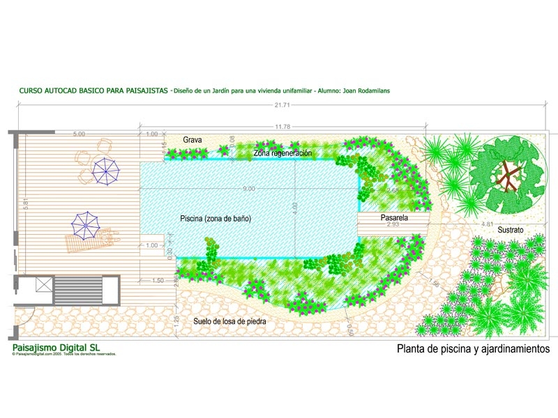 Curso Autocad BÁsico Para Paisajistas Paisajismo Digital Servicios