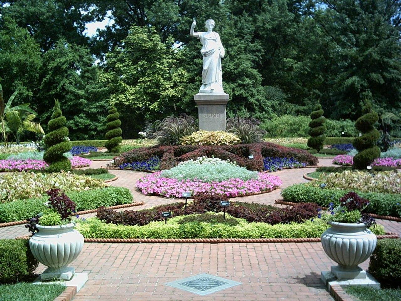 Distrito victoria en el Jardín Botánico de Missouri