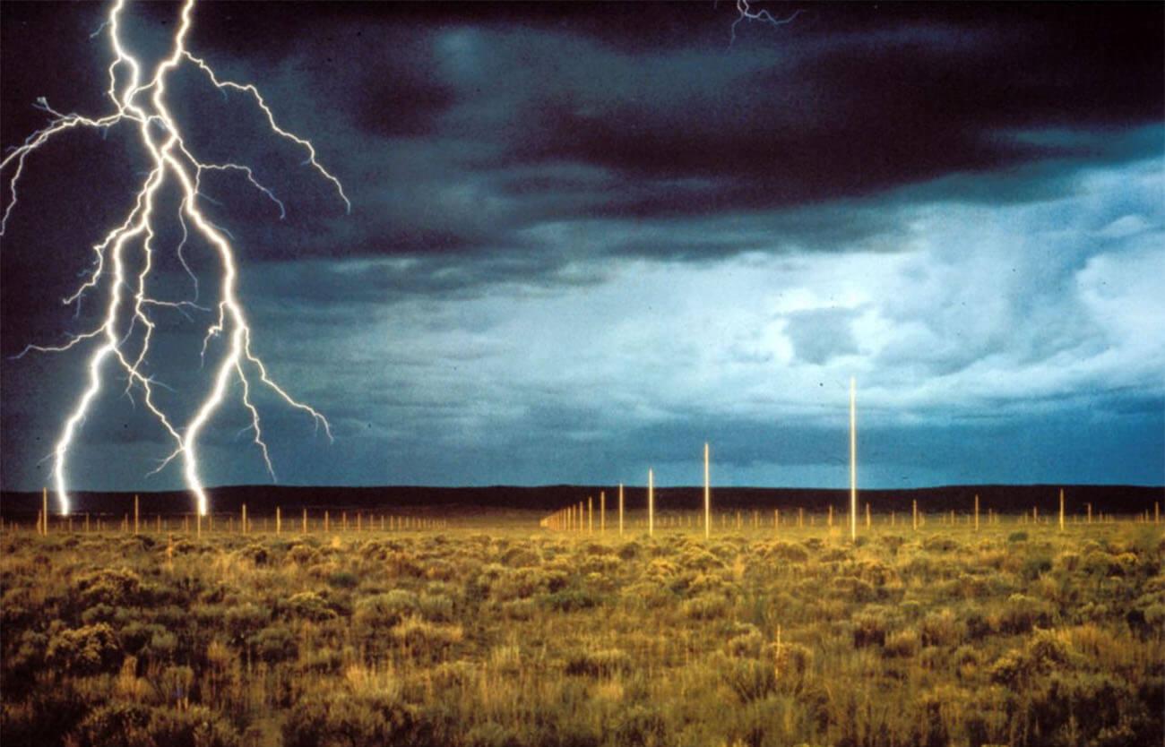 land art de Walter De Maria
