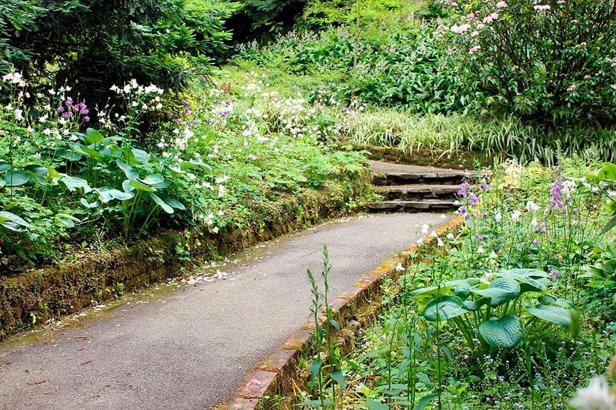 jardín moderno
