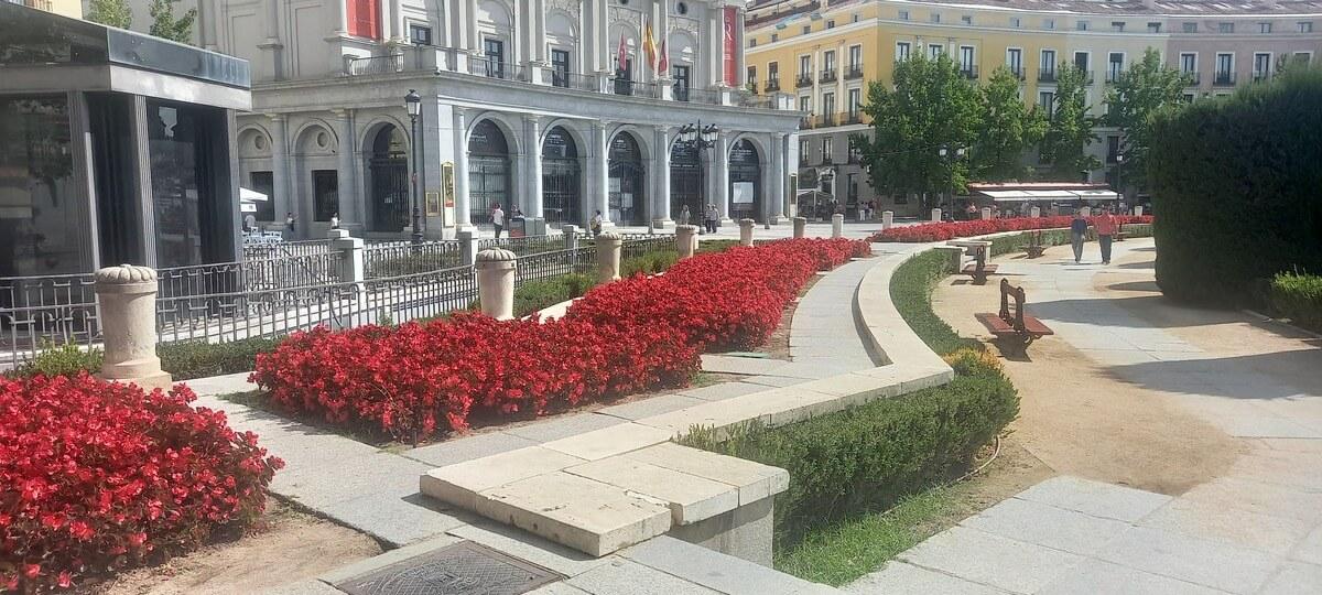 jardín en la primavera