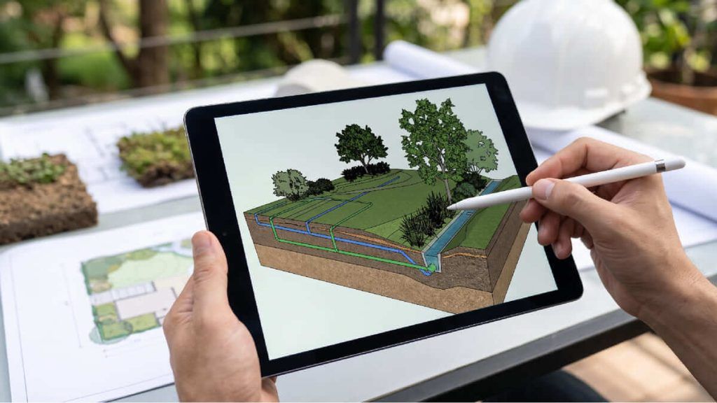 Modelado 3D de espacios exteriores mediante herramientas de diseño digital